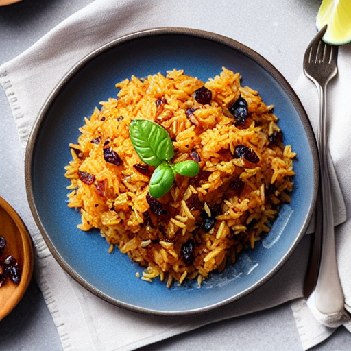 Spiced Rice with Raisins