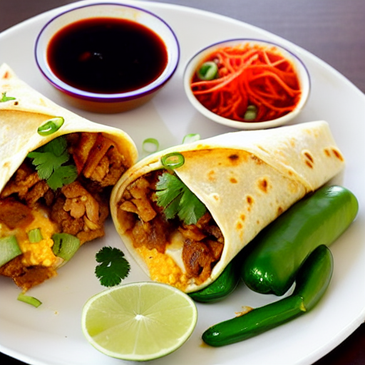 Korean Breakfast Burrito