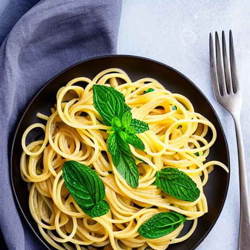 Pasta with Mint