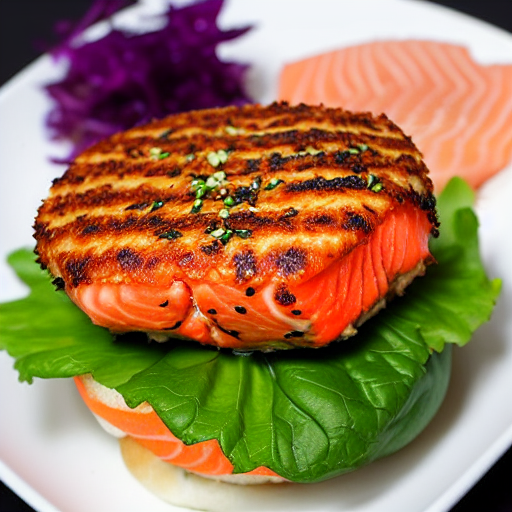 Shiso Salmon Burger
