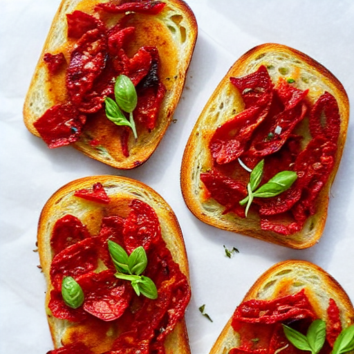 Tartine di Pomodori Secchi