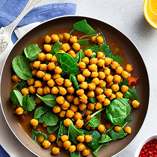 Chickpeas with Chard