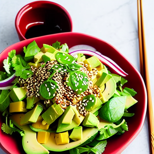 Korean Avocado Salad