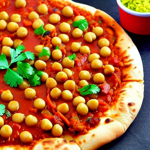 Chole Bhature Pizza