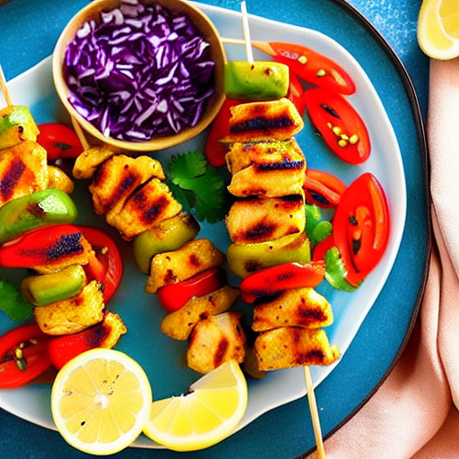Spicy Fish Kebabs