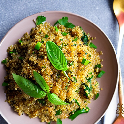 Baked Thai Herb Quinoa