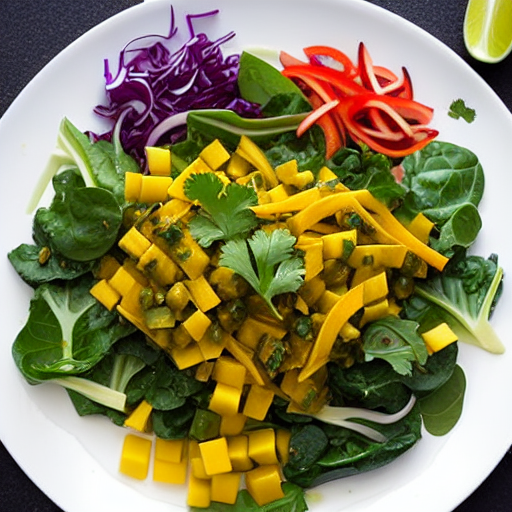 Salada de Coração de Acelga