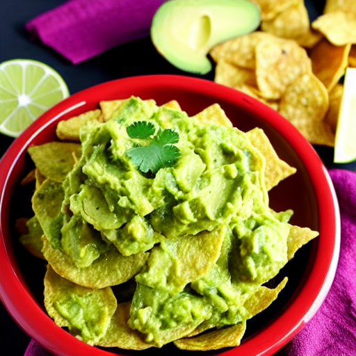 Guacamole and Plantain Chips