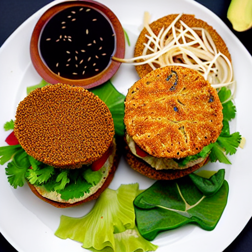 Lotus Root Burger