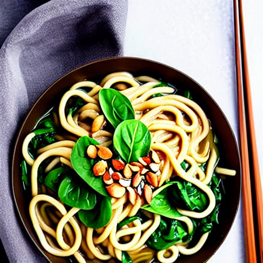 Spinach Udon