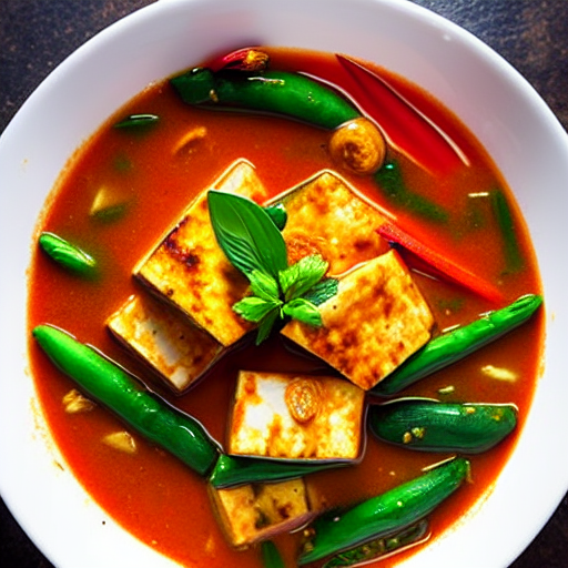 Tom Yum Tofu