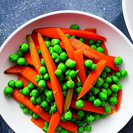 Stir-Fried Carrots and Peas