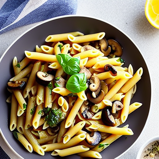 Pasta with Mushrooms