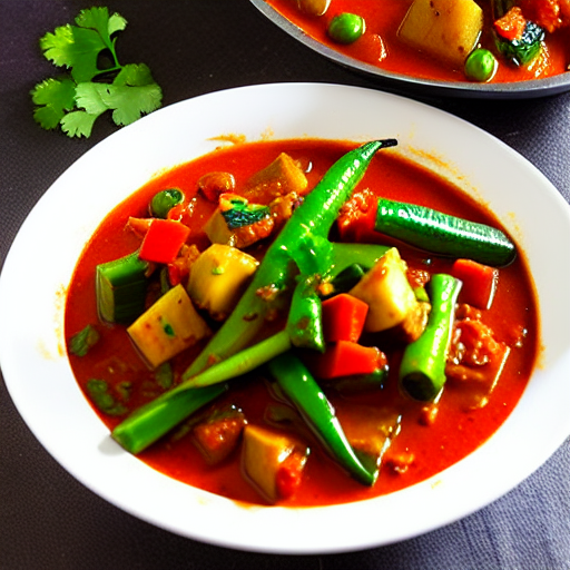 Vegan Kadai Vegetable