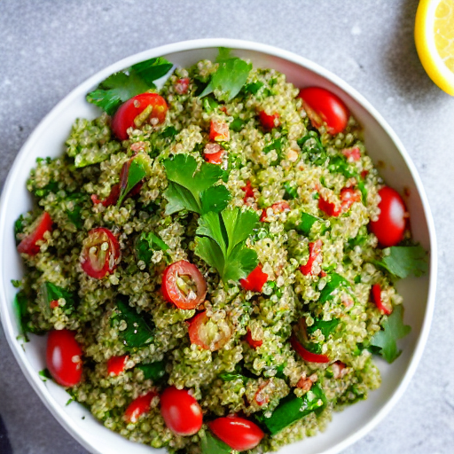 Vegan Tabbouleh with Quinoa