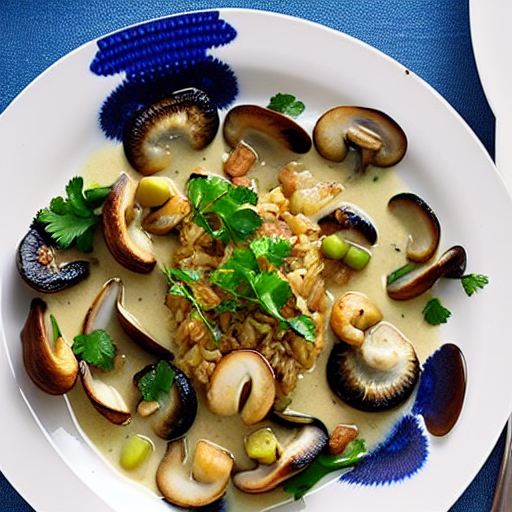 Fricassée de Champignons de Mer