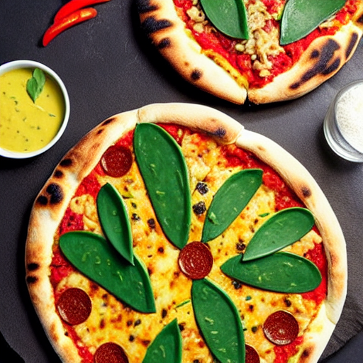 Pizzas de Nopal