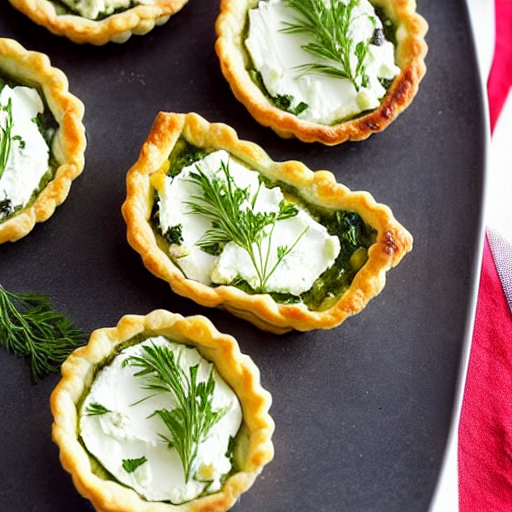 Herbed Goat Cheese Tarts