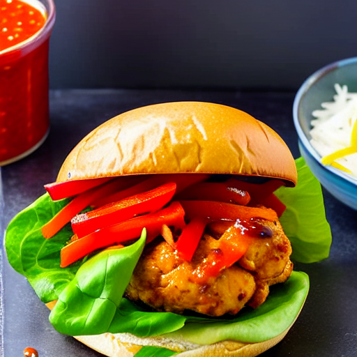 Chili Chicken Burger