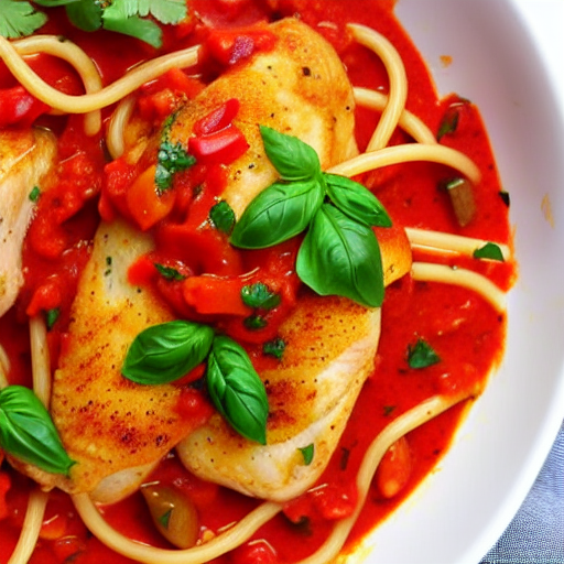 Pasta con Salsa di Pollo