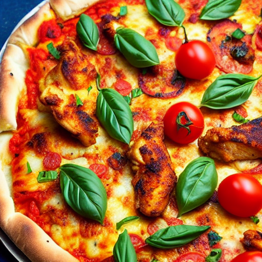 Spicy Chicken Pizza