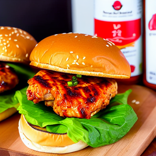 Gochujang Chicken Burger