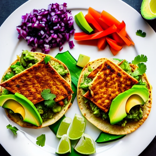 Tostadas con Aguacate