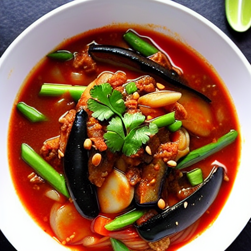 Korean Eggplant Stew