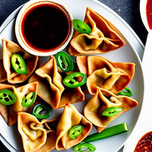 Spicy Vegan Wontons