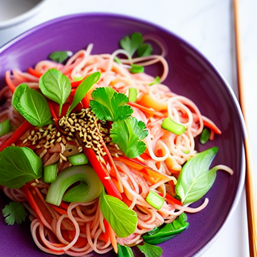 Radish Noodle Salad