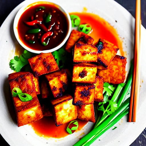 Crispy Tofu with Chili Sauce