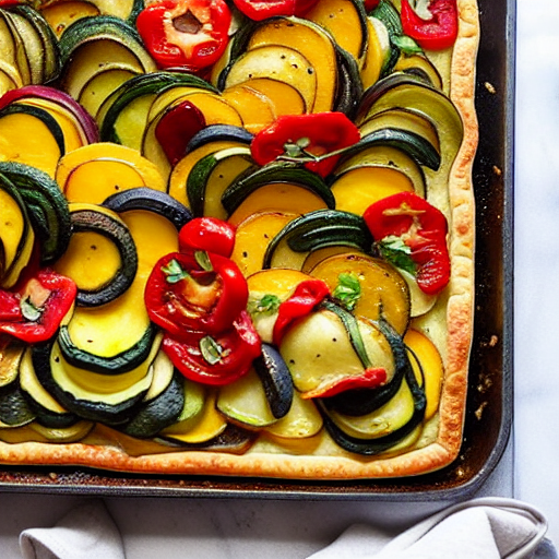 Keto Ratatouille Tart