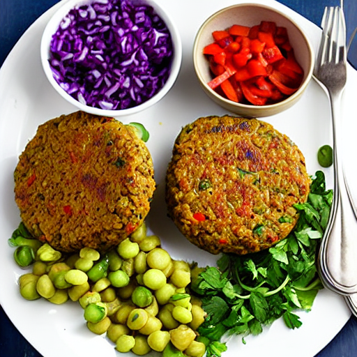 Spiced Lentil Burger