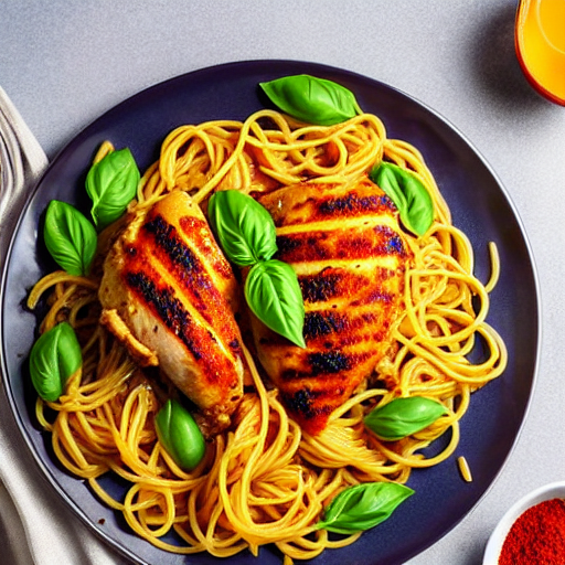 Pasta with Spiced Chicken