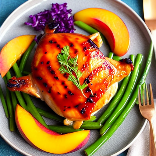 Peach Glazed Chicken