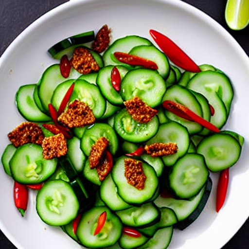 Szechuan Cucumber Salad