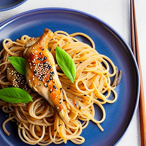 Sesame Noodles with Chicken