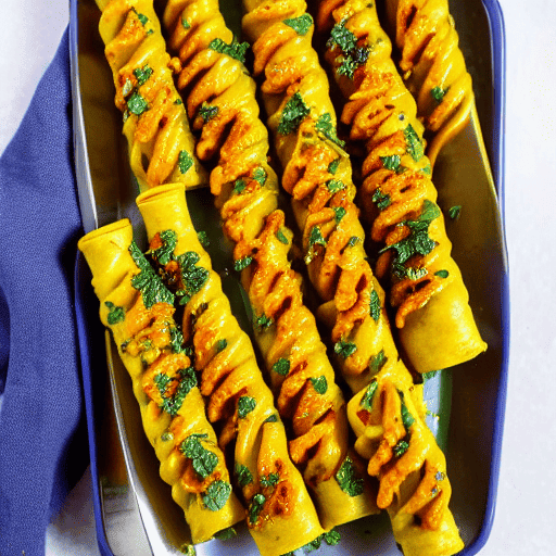 Baked Khandvi