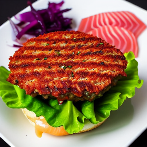 Keto Sashimi Burger