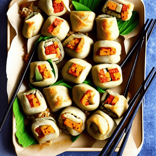 Baked Yuba Rolls