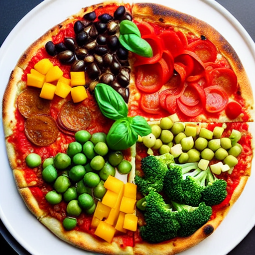 Pizza aux légumes