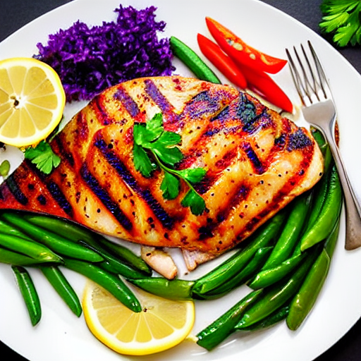 Grilled Fish with Herbs
