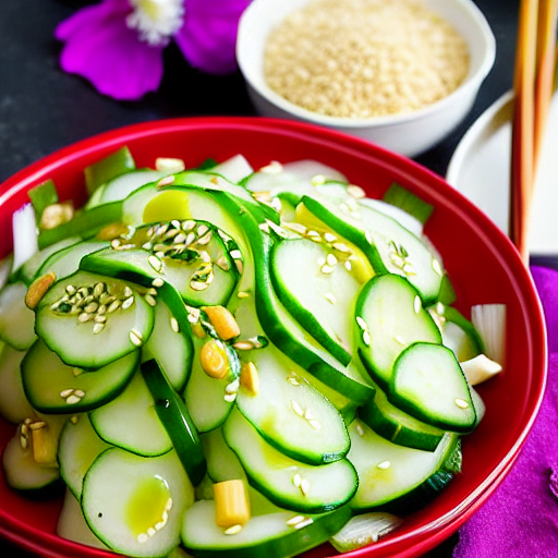 Beijing Style Cucumber Salad