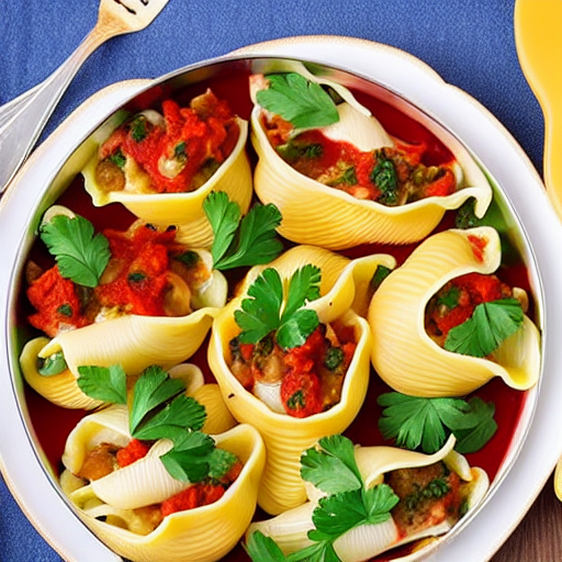 Vegetable Stuffed Shells
