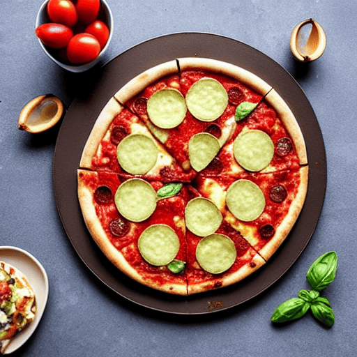 Pizza de Tarta de Santiago