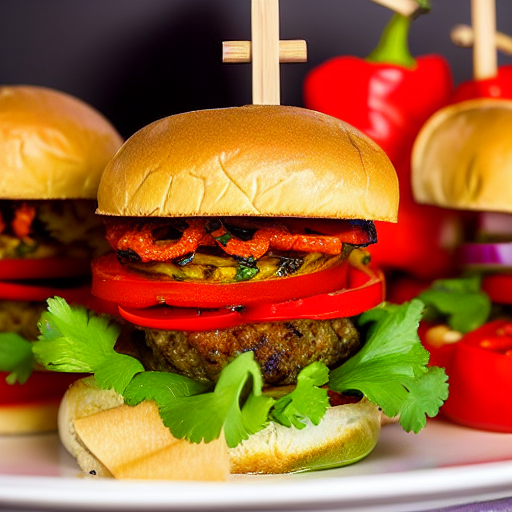 Roasted Pepper Burger