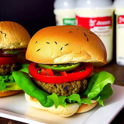 Lebanese Vegetable Burger