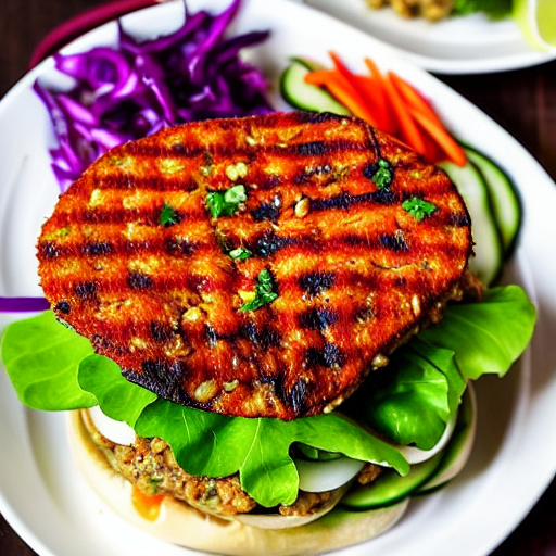 Thai Eggplant Burger