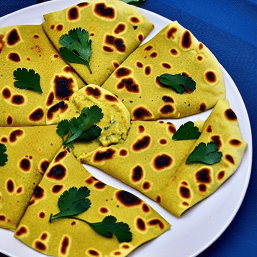 Methi Paratha with Curd