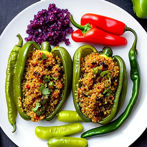 Chiles Rellenos de Quinoa